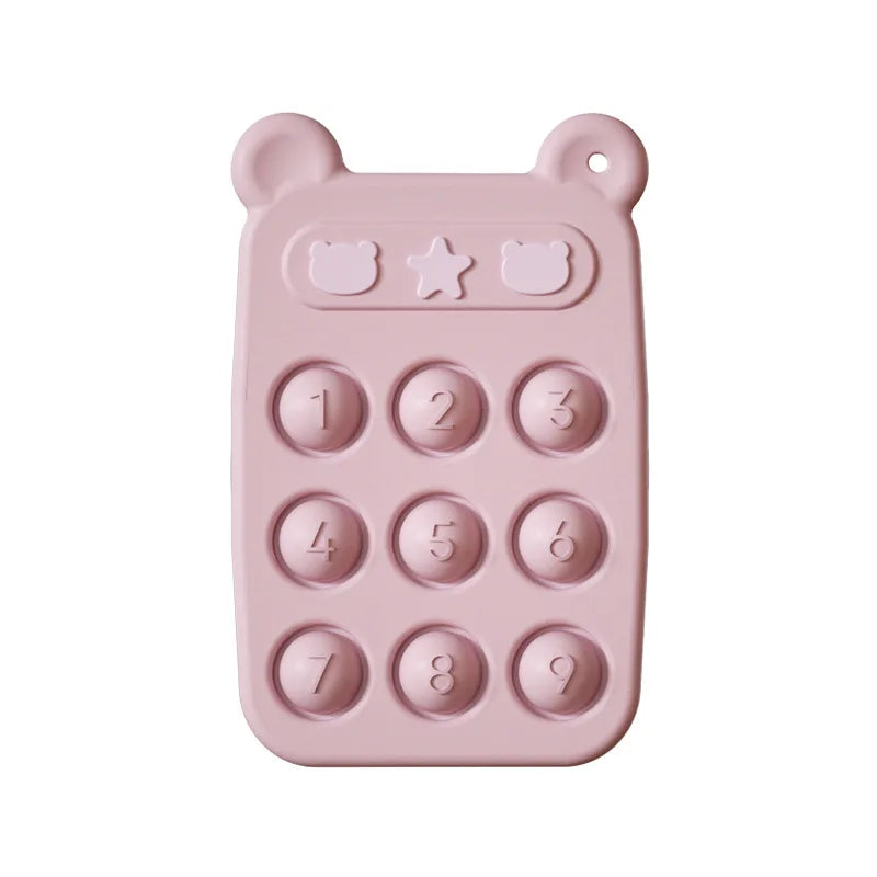 Teething ring & Fidget toy in 1 - Silicone Fidget Phone