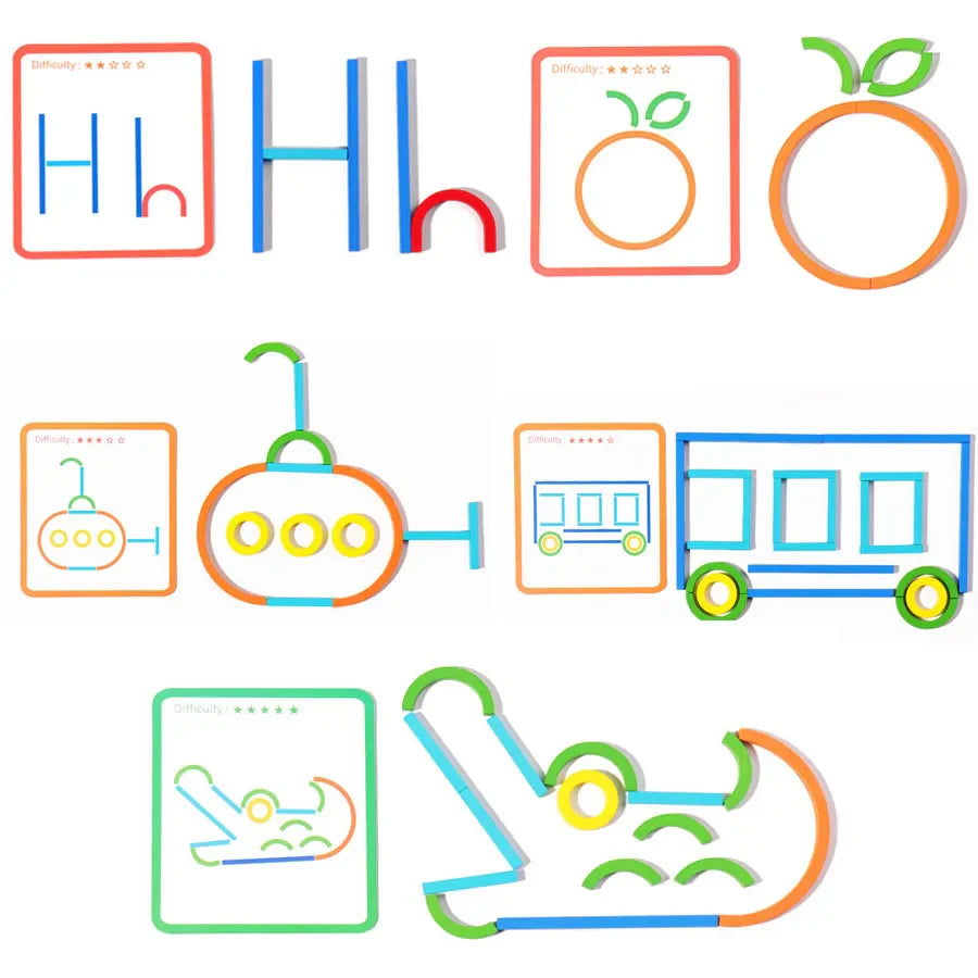 Smart & Innovative - Wooden Shapes Puzzle