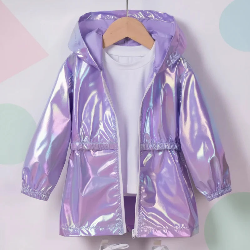 Shiny & Light – Children's Raincoat with Hood