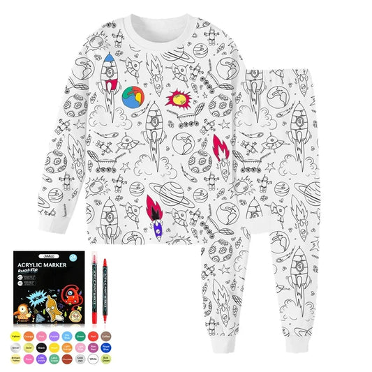 Color & Dream - Coloring Children's Pajama Kit