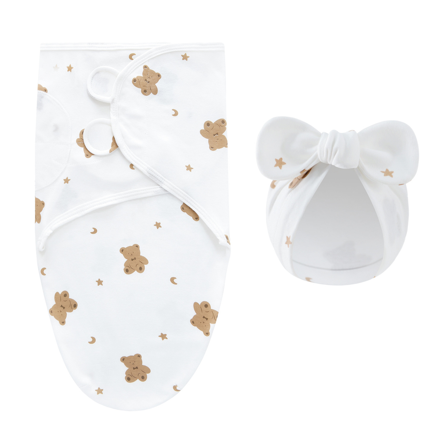 Peace & Comfort – Luxury Swaddle Blanket with Hat