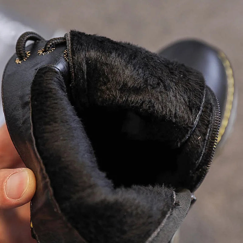 Strong & Comfortable – Lace-Up Combat Boots