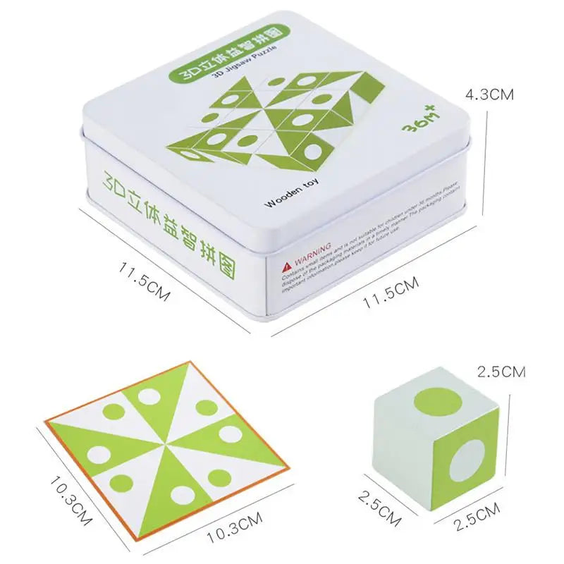 Smart & Innovative - Wooden Geometric Thinking Game