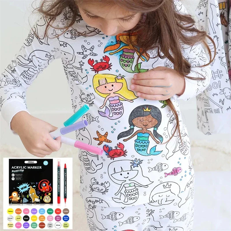 Color & Dream - Coloring Children's Pajama Kit