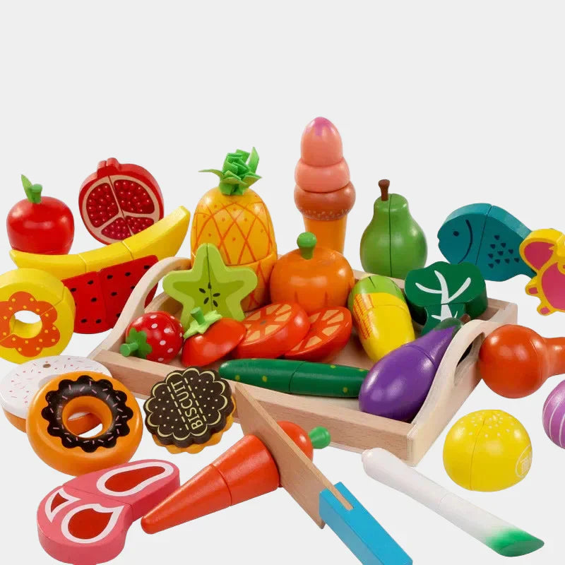 Fun & Innovative – Wooden Magnetic Kitchen Play Set