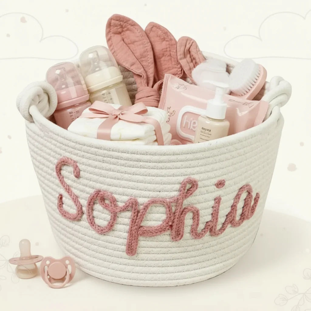 Cute & Personal – Custom Diaper Basket