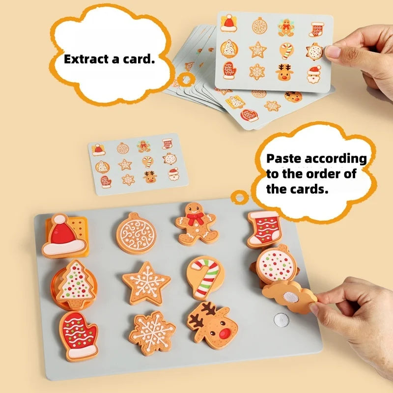 Innovative & Playful – Wooden Cookie Sorting Game