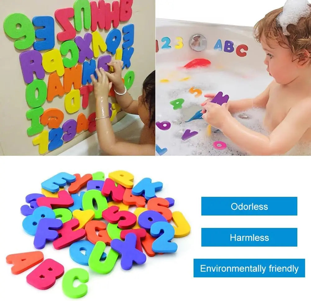 Educational & Play - Colorful Bath Letters