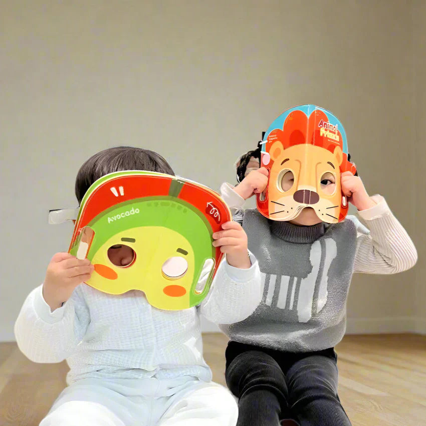 Infant learns first impressions - Fabric Mask Book