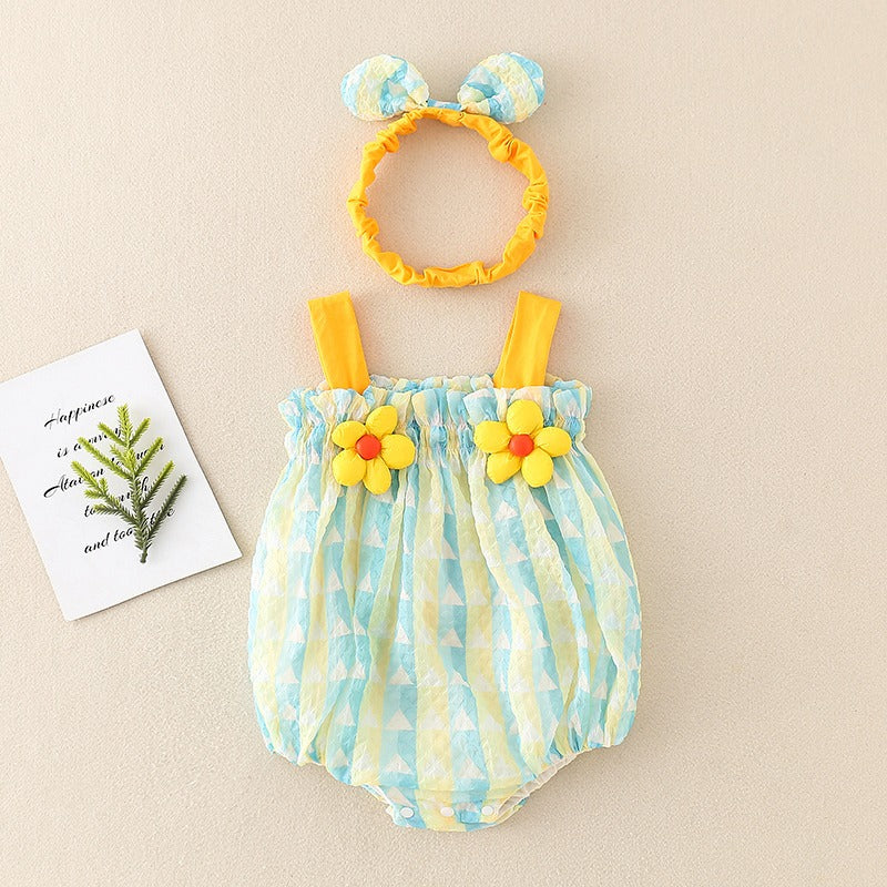 Airy and Cool - Girls Romper