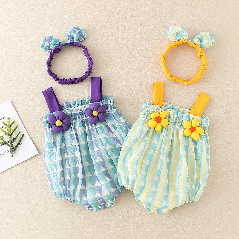 Airy and Cool - Girls Romper