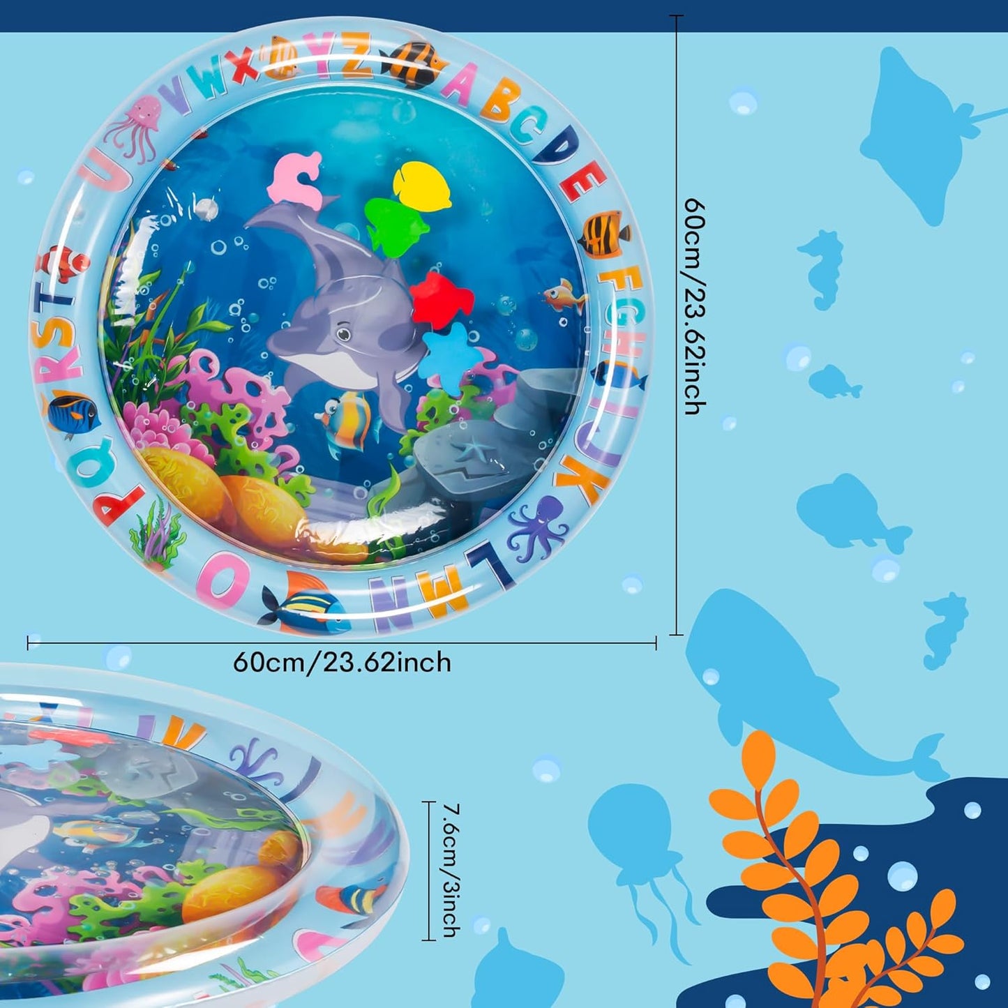 Cheerful & Developmental – Infant Sensory Water Mat