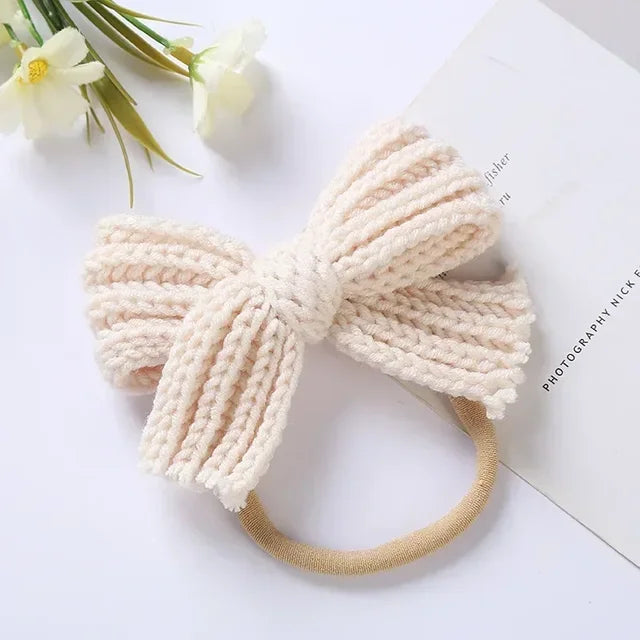 Bow Splendor - Knitted Hairband