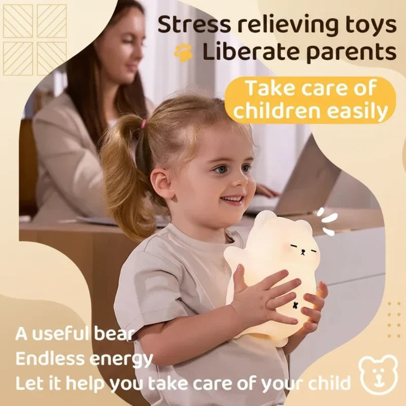 Cute & Calming – Plush Light Sleep Lamp