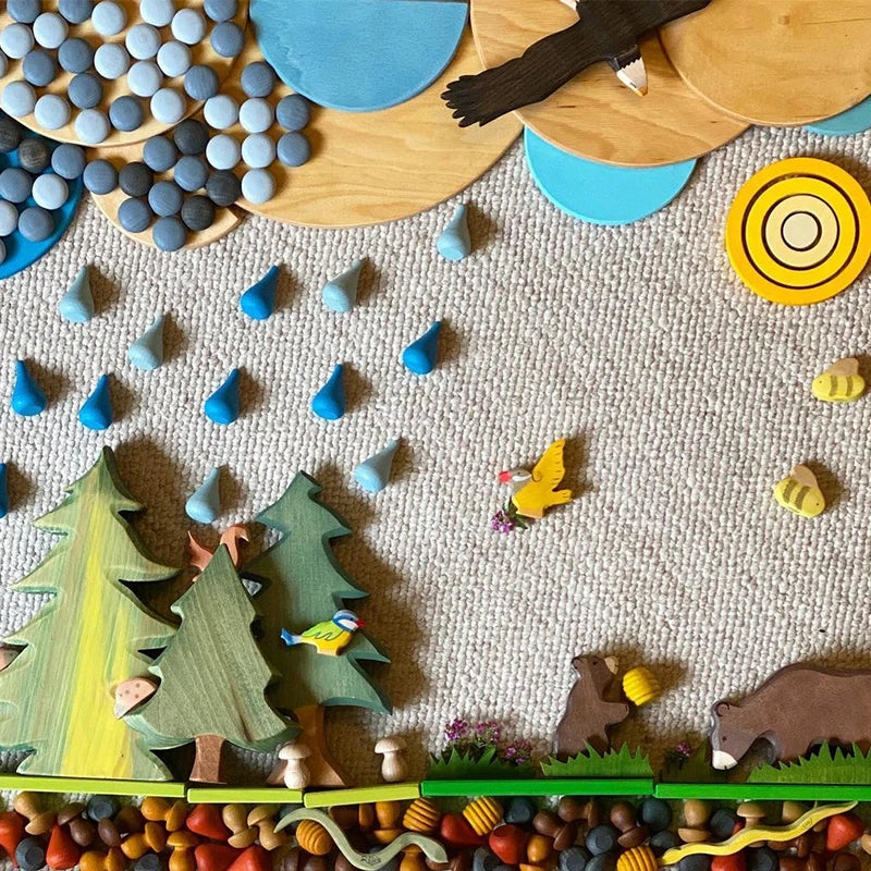 Innovative Coloring Fun – Wooden Coloring Play Set