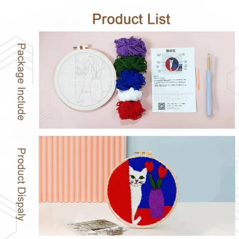 Soft & Innovative – DIY Punch Needle Home Decor Set