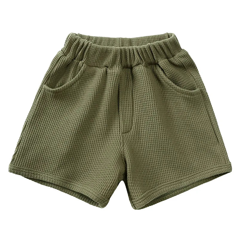 Summer rib fabric clothing set.
