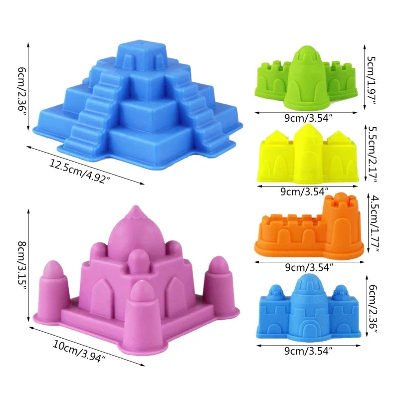 Sand Play Building Fun - Sand Castles Set