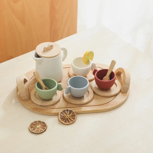 Wood & Silicone - Plaything Tea Set
