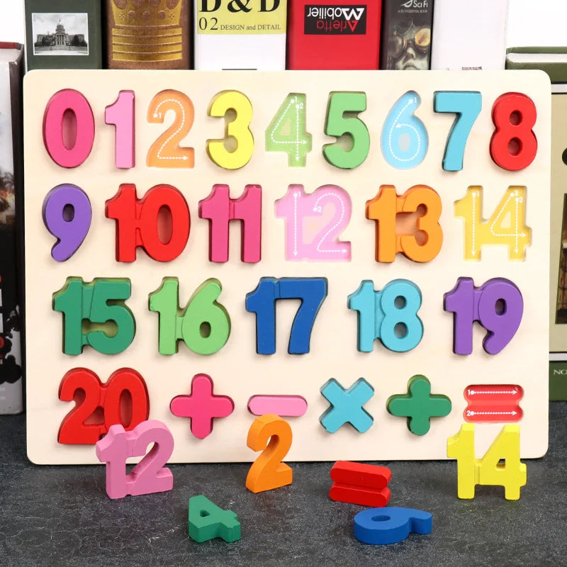 Wood & Educational – 3D letter puzzle