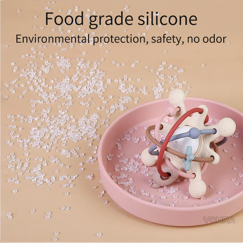 Soft Grab Play - Baby Silicone Teething Toys