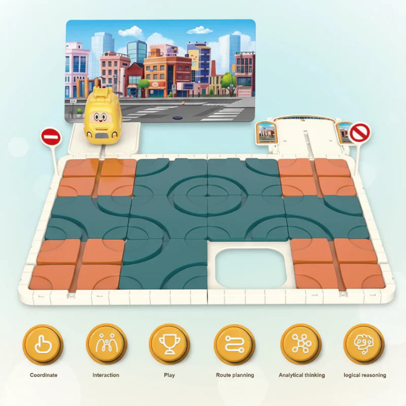 Logical Thinking & Concentration - Train Puzzle Activity