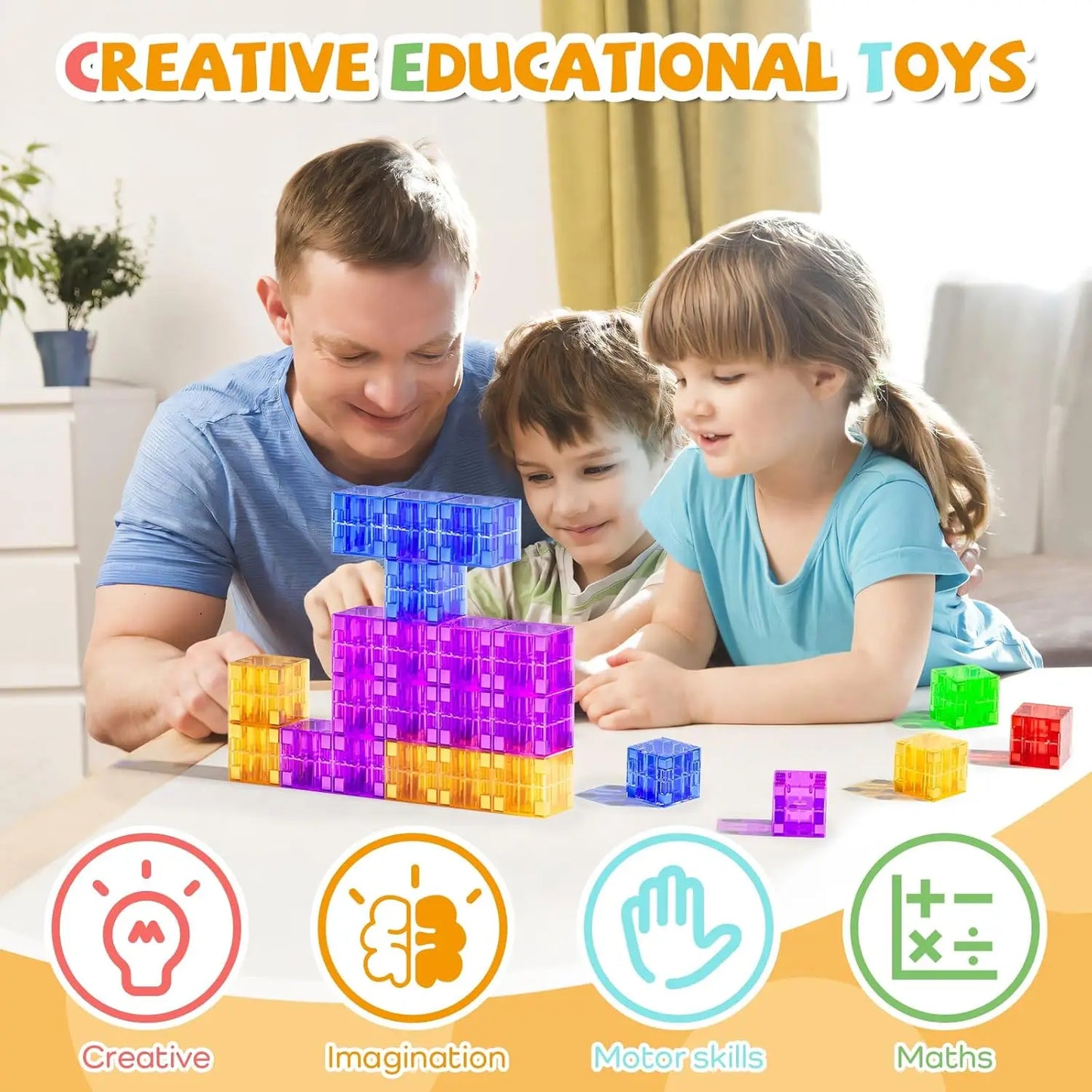 Fantasy & Play - Magnetic Building Blocks