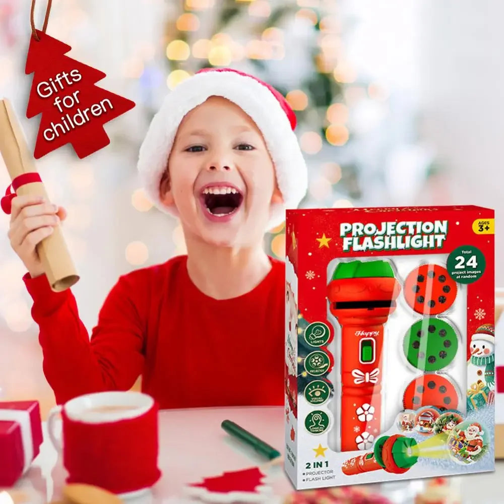 Light Play - Christmas Projection Flashlight