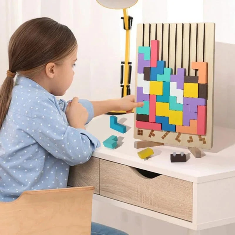 Think & Build - Wooden Puzzle Activity