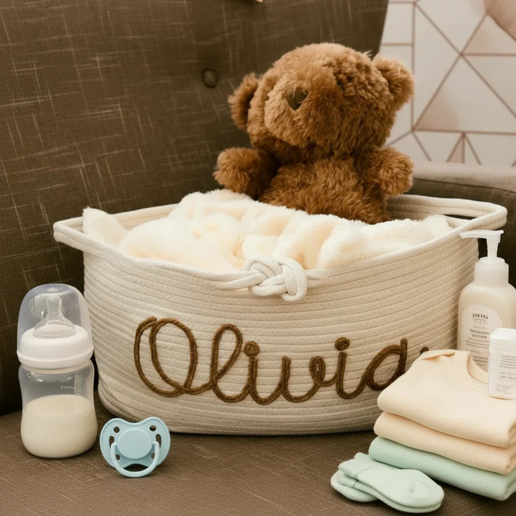 Cute & Personal – Custom Diaper Basket