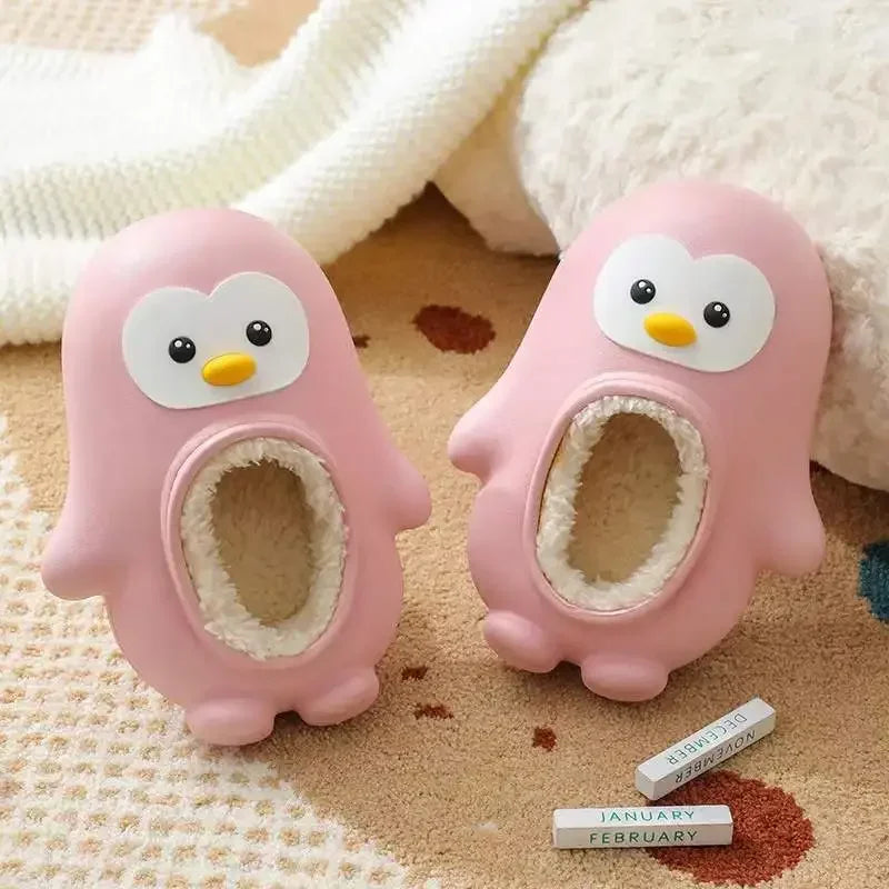 Warm & Play - Children's Penguin Slippers