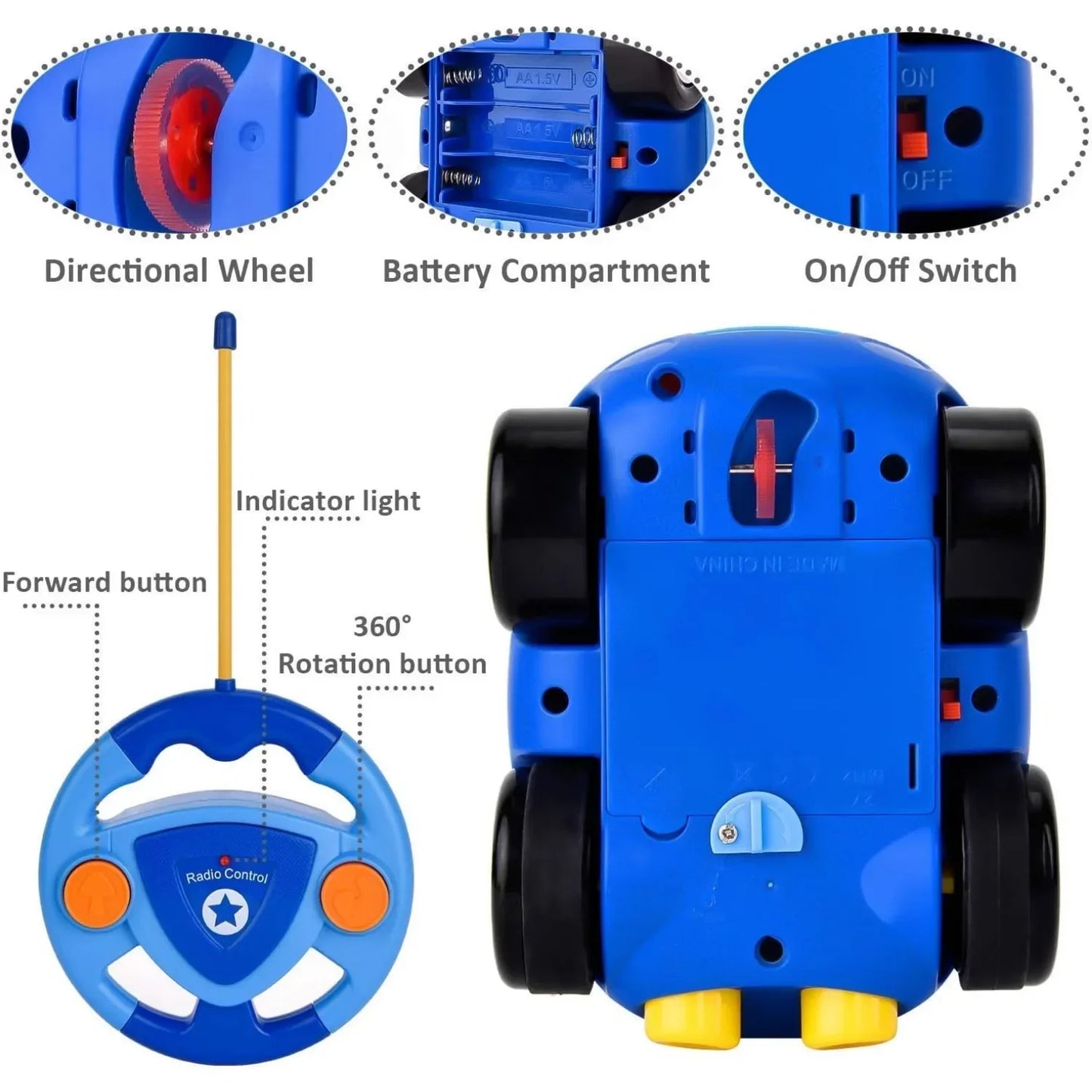 Merry Racing Play - Police Toy Car