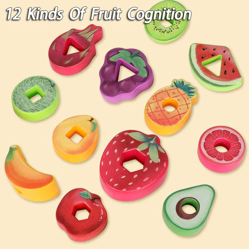 Fine motor skills - Fruit Beads Toys
