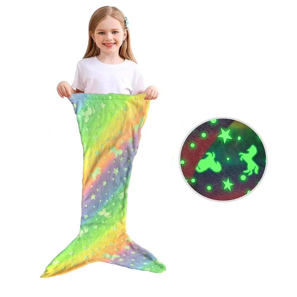 Glow in the Dark - Mermaid Sleeping Bag