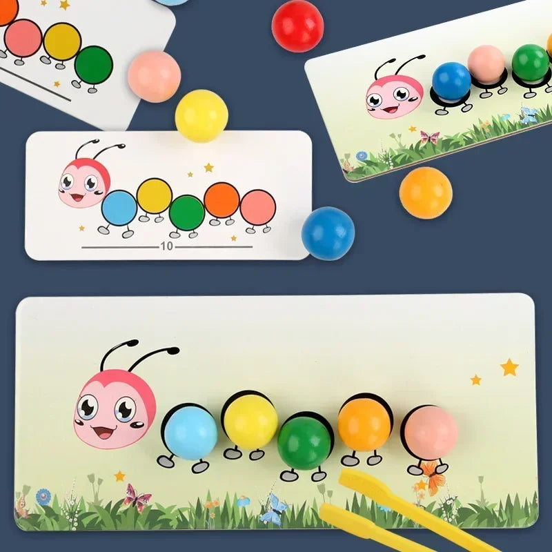 Colorful Moving Play with Caterpillar – Color & Motor Skills Toys