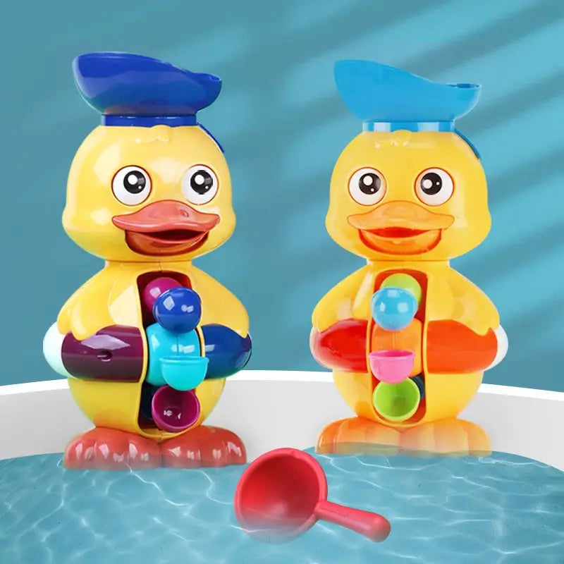 Bathing fun with friends - Water Wheel Ducks