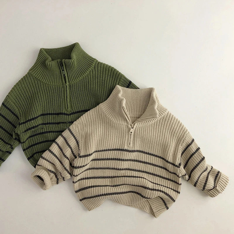 Simple Zipper - Children Zipper Sweater