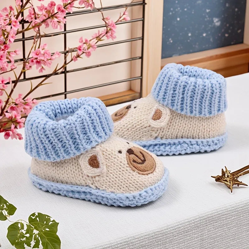 Knitted Infant Booties (3-6 months)