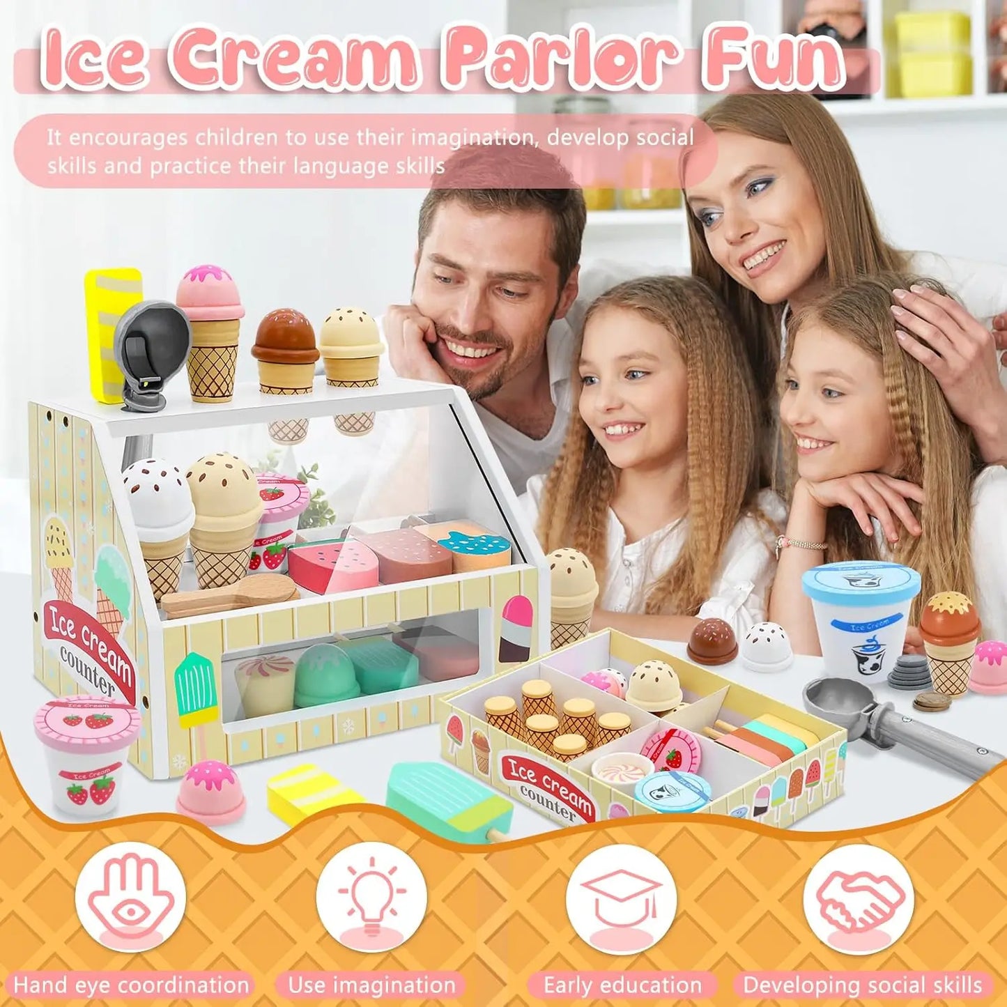 Innovative & Educational - Ice cream playset