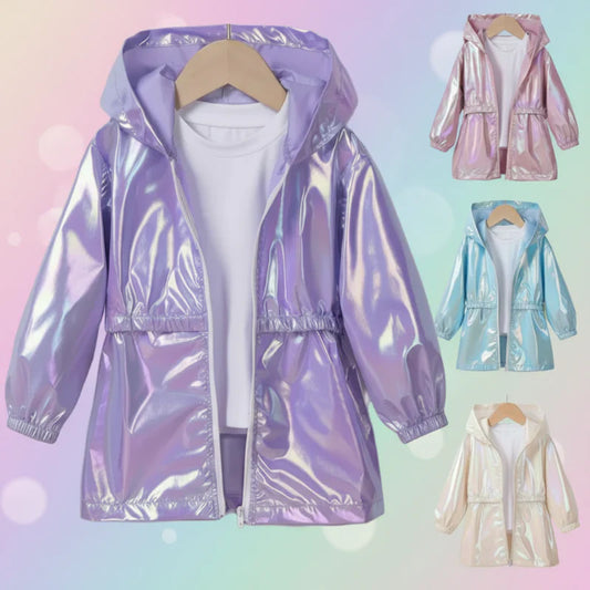 Shiny & Light – Children's Raincoat with Hood