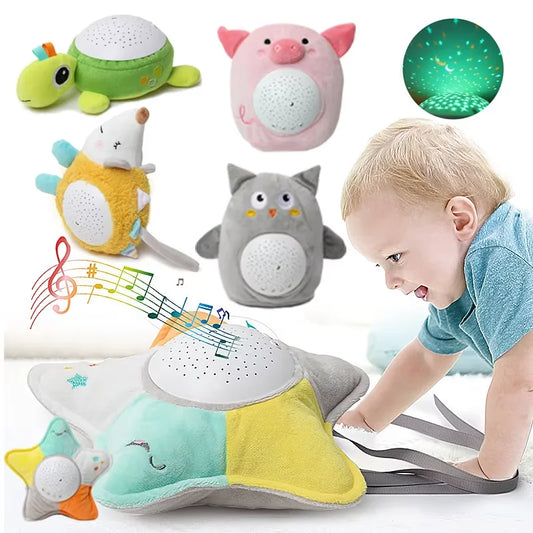 Soft & Soothing – Cuddly Plaything with Night Light Projector