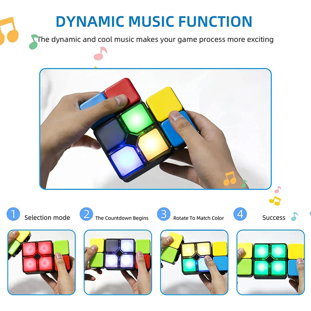 Brain-teaser fun & music in your palm - Puzzle Cube