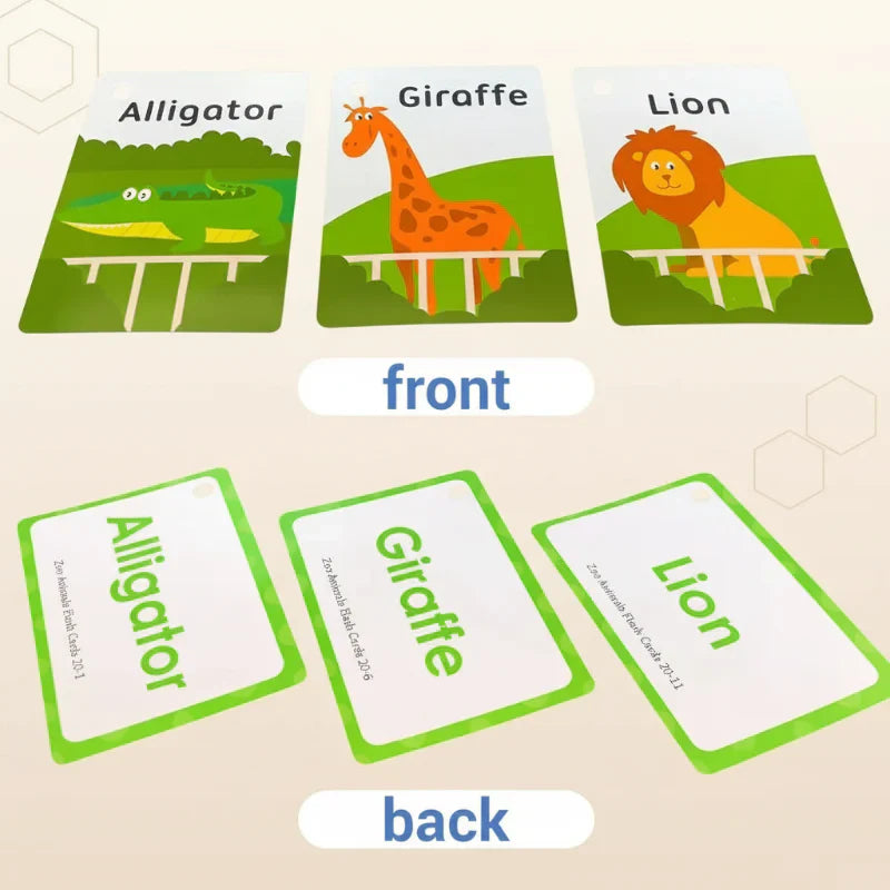 Cheerful & Language-rich – Educational Word Cards (English)
