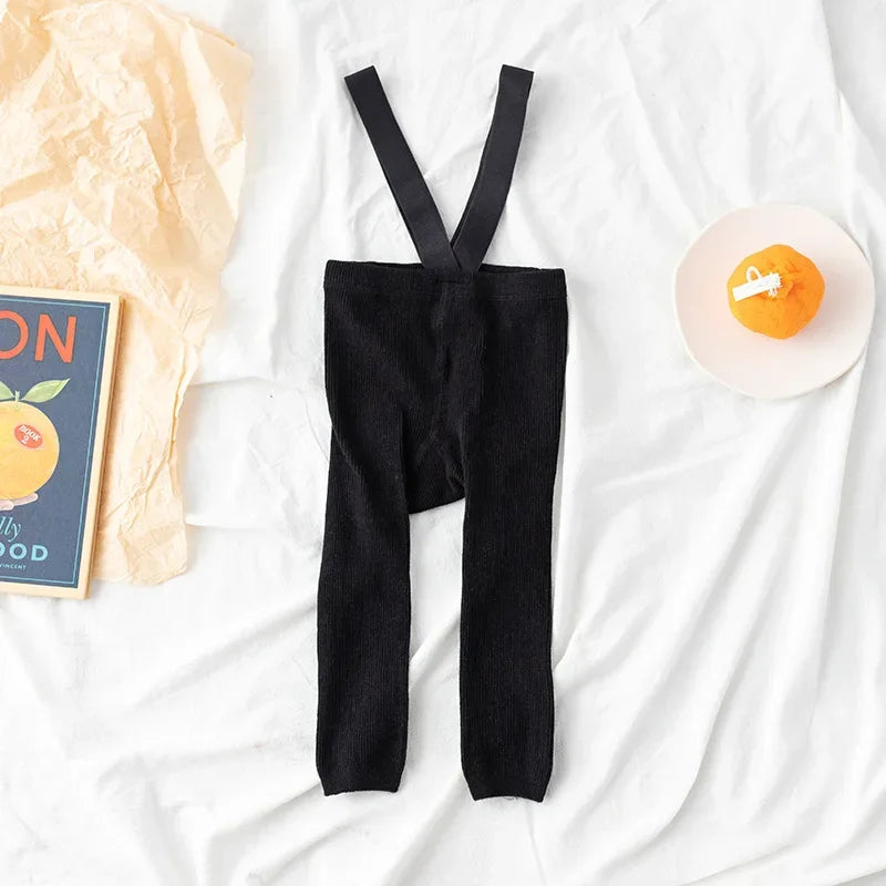 Soft & Comfortable - Children Leggings with Suspenders