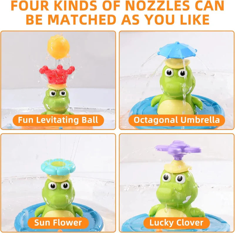 Interactive & Water Play – Crocodile Fountain Bath Toys