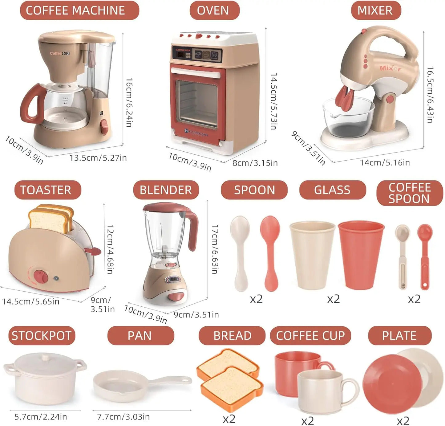 Fantasy in Action - Plaything Kitchen Appliances