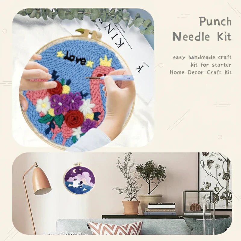 Soft & Innovative – DIY Punch Needle Home Decor Set