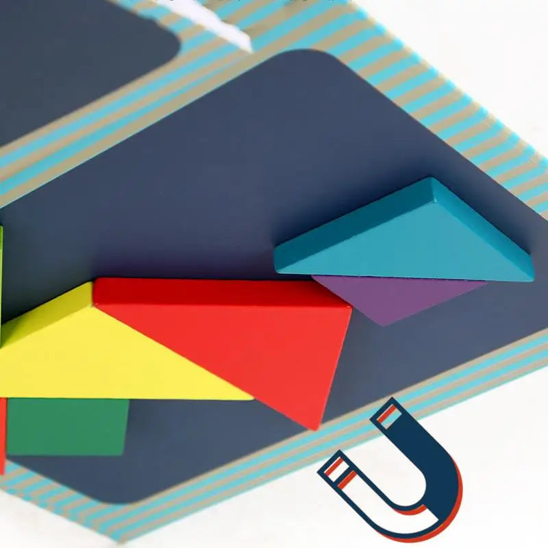 Stimulate Logical Thinking - Wood Tangram Puzzle