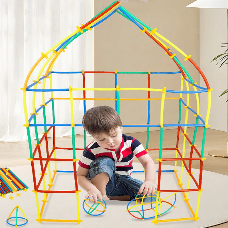 Imagination & Skill – Construction Tubes with Connectors