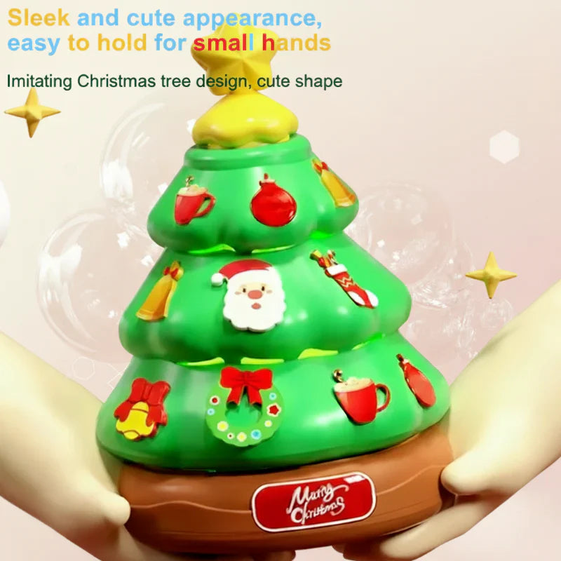 Magical & Playful – Christmas Tree with Music and Bubble Blowing